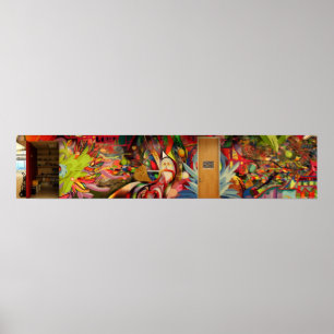 Farbtherapie Mural @ Zazzle Poster