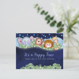 Farbtier | Foto für den Motor Postkarte