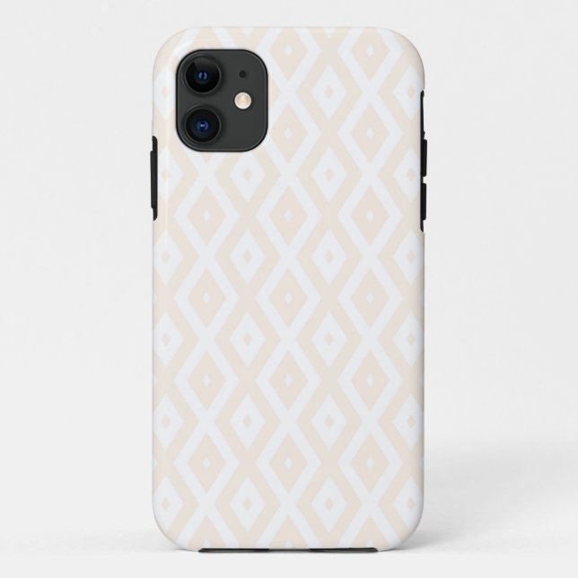 Farbton Beige und Weiß Case-Mate iPhone Hülle (Rückseite)