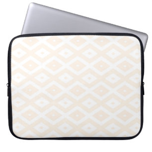 Farbton Beige und Weiß Laptopschutzhülle