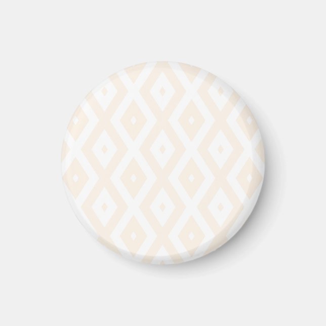 Farbton Beige und Weiß Magnet (Vorne)