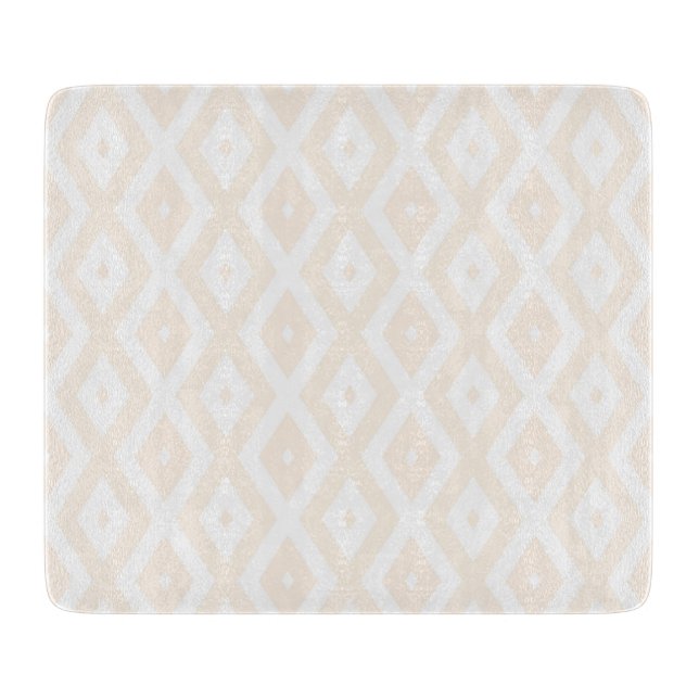 Farbton Beige und Weiß Schneidebrett (Vorderseite)
