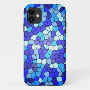 Farbtöne aus blau gestanztem Glas von Shirley Tayl iPhone 11 Hülle