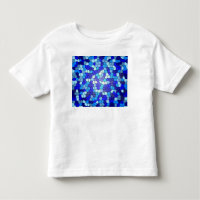 Farbtöne aus blau gestanztem Glas von Shirley Tayl