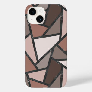 Farbtöne aus braunem Glasmuster Case-Mate iPhone 14 Hülle