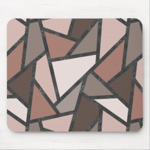 Farbtöne aus braunem Glasmuster Mousepad