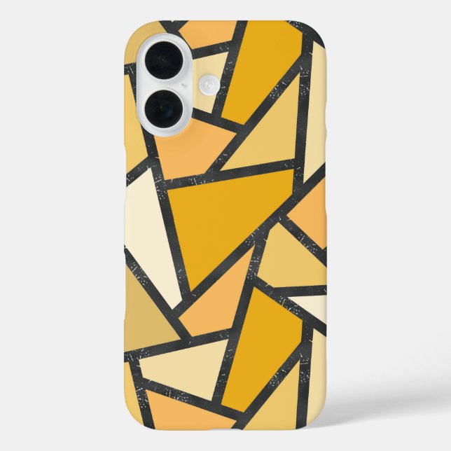 Farbtöne aus gelbem Glasmuster Case-Mate iPhone Hülle (Rückseite)