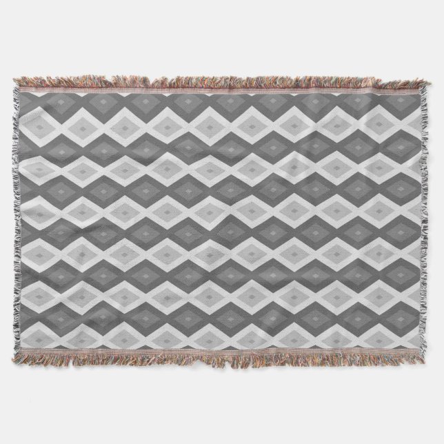Farbtöne aus grauem Diamantmuster Decke (Vorderseite)