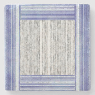 Farbtöne aus grauem Marmor und Streifen Steinuntersetzer