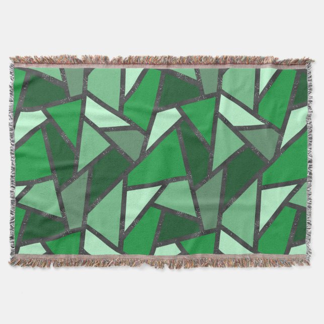 Farbtöne aus grün gefärbtem Glas Decke (Vorderseite)