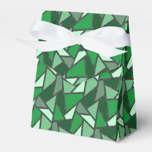 Farbtöne aus grün gefärbtem Glas Geschenkschachtel