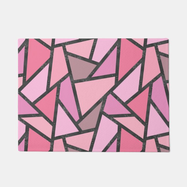 Farbtöne aus Korallenglas Fußmatte (Vorderseite)