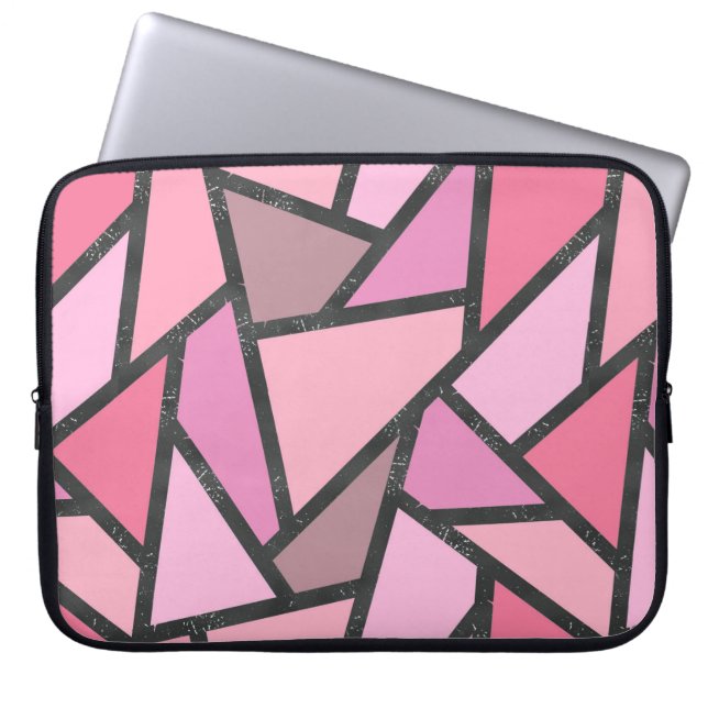 Farbtöne aus Korallenglas Laptopschutzhülle (Vorderseite)