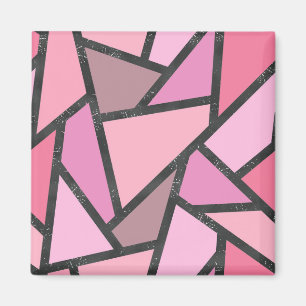 Farbtöne aus Korallenglas Magnet