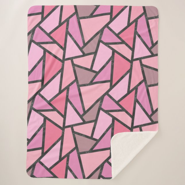 Farbtöne aus Korallenglas Sherpadecke (Vorderseite)