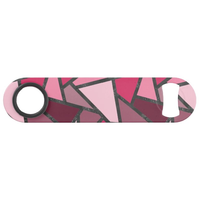 Farbtöne aus rosa Farbglas Speed Flaschenöffner (Vorderseite (Horizontal))