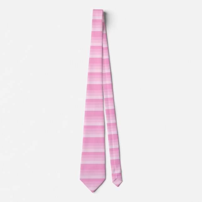 Farbtöne aus rosa Streifen Krawatte (Vorderseite)