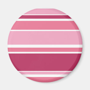 Farbtöne aus rosa Streifen Magnet