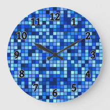 Farbtöne des Blau- und Schwarz-Quadrate-Musters