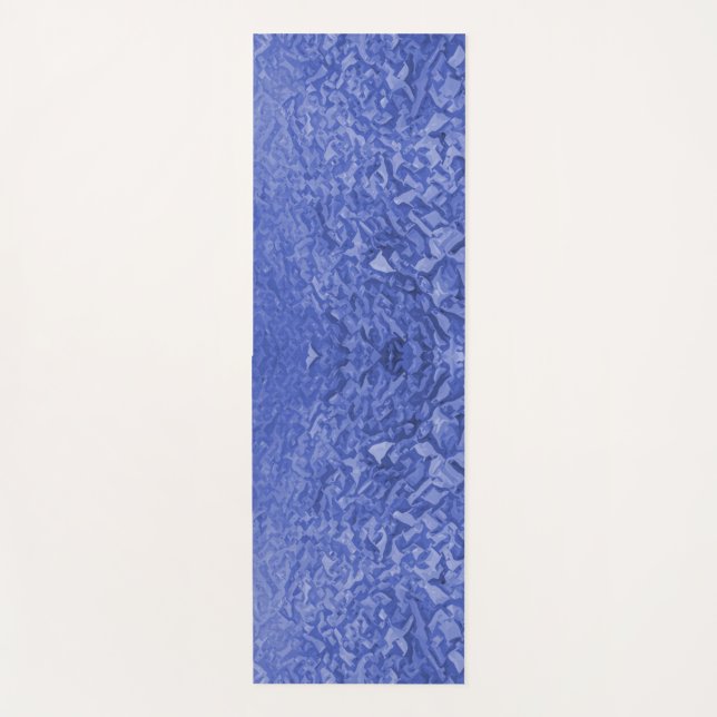 Farbtöne des blauen Vektors Yogamatte (Vorderseite)