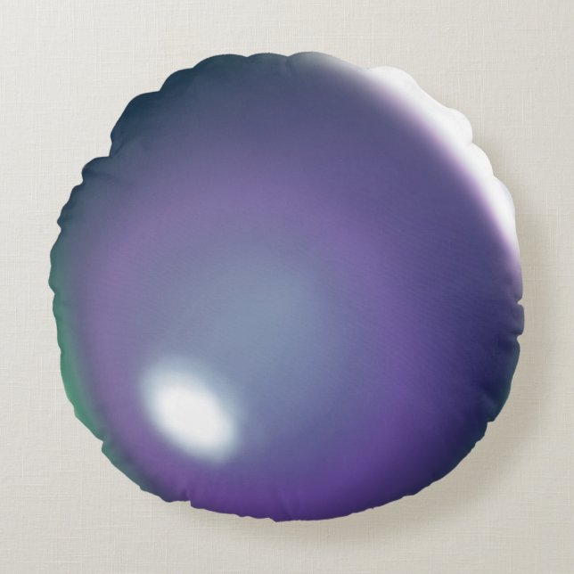 Farbtöne des Lila Ballons Rundkissen Rundes Kissen (Vorderseite)