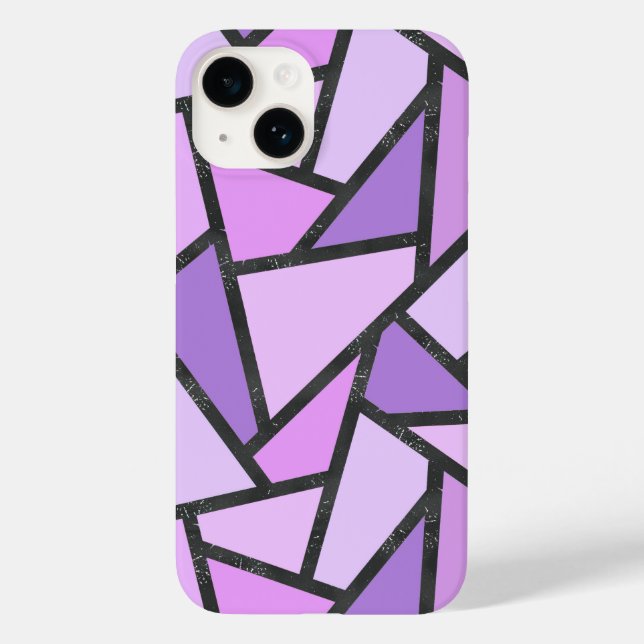 Farbtöne des lilac-farbenen Glasmusters Case-Mate iPhone Hülle (Rückseite)