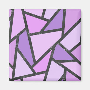 Farbtöne des lilac-farbenen Glasmusters Magnet