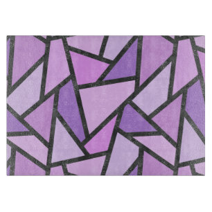 Farbtöne des lilac-farbenen Glasmusters Schneidebrett