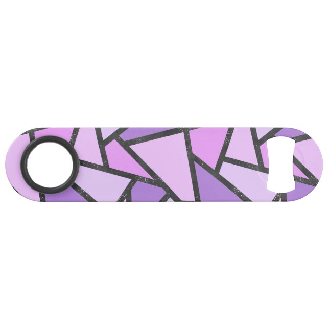 Farbtöne des lilac-farbenen Glasmusters Speed Flaschenöffner (Vorderseite (Horizontal))
