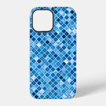 Farbtöne des Mosaikfliesen-Musters "Blau"