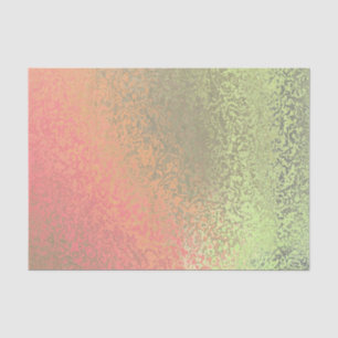 Farbtöne des Papiers "grünes und orangefarbenes Mu Seidenpapier