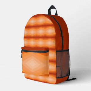 Farbtöne geometrischer Abstrakter Kunst Bedruckter Rucksack