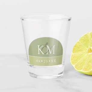 Farbtöne Hochzeit ID901 Schnapsglas