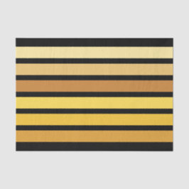 Farbtöne mit goldgelben Streifen auf schwarz Seidenpapier