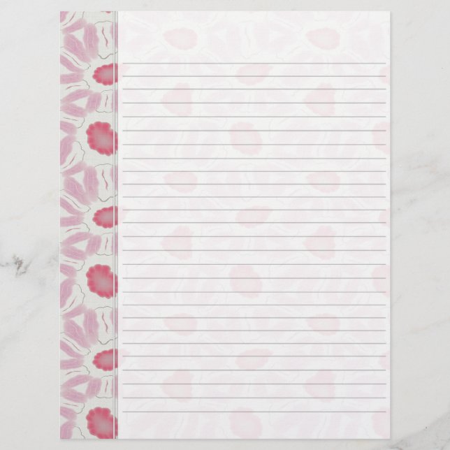 Farbtöne rosa Retro Abstraktes Muster (Vorderseite)