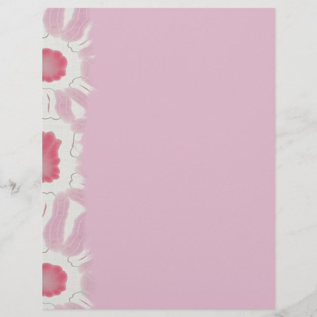 Farbtöne rosa Retro Abstraktes Muster (Vorderseite)