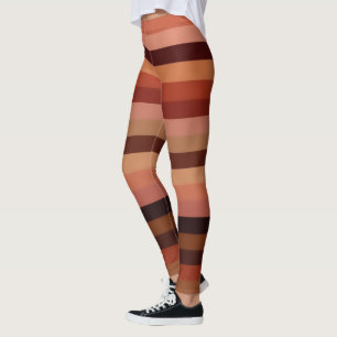 Farbtöne Streifen Leggings