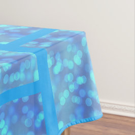 Farbtöne von Blue BokehTablecloth Tischdecke