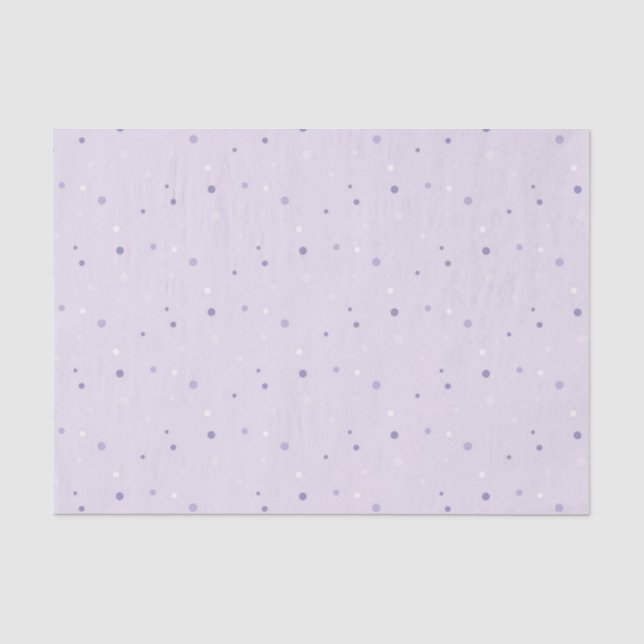 Farbtöne von lila Dottpapier Seidenpapier (Vorderseite)