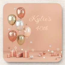 Farbtöne von rosa Balloons 40.