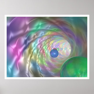 Farbtunnel Poster