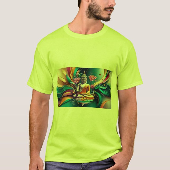 Farbübergang: Abstrakter Expressionismus T-Shirt (Vorderseite)