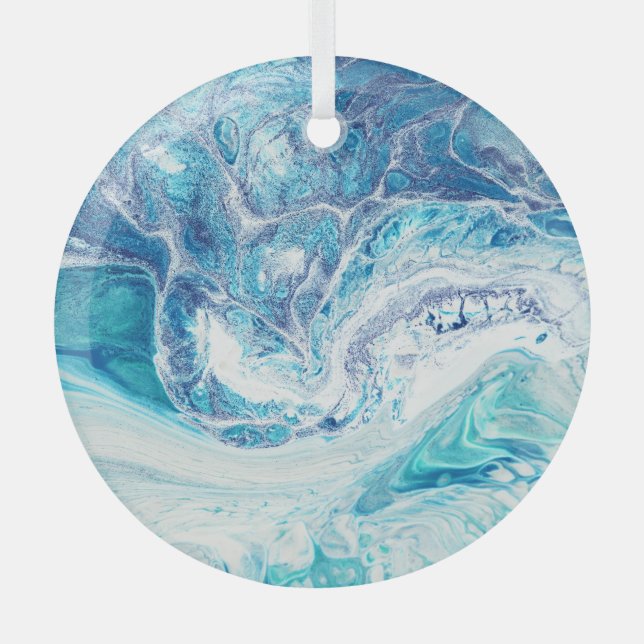 Farbüberzug: Abstrakter Acrylhintergrund Ornament Aus Glas (Vorderseite)