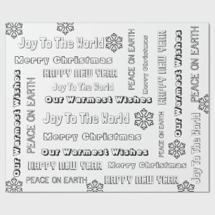 Färbung für ältere Kinder/Erwachsene Weihnachten Geschenkpapier