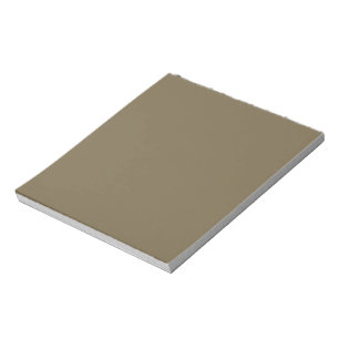 Farbuntergrund für die Farbe Taupe anpassbar Notizblock