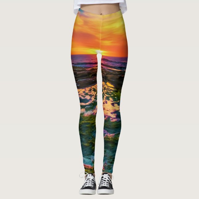 Farbunterschied Leggings (Vorderseite)