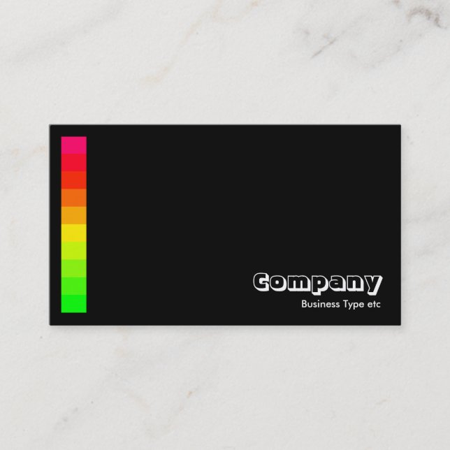 Farbvarianten IV 02a - Schwarz Visitenkarte (Vorderseite)