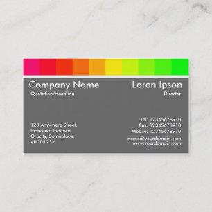 Farbvariationen 03 (60 % grau) visitenkarte