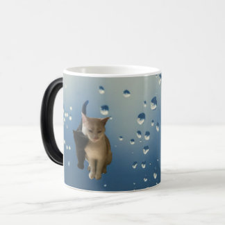 Farbverändernde Tasse mit Katzenbild