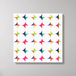 Farbverbindungen Leinwanddruck